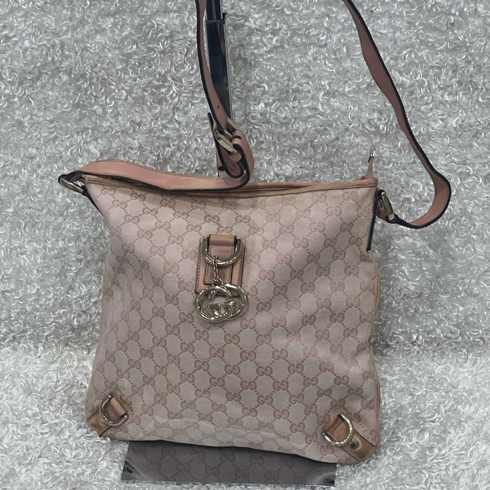 GUCCI Abbey GG Canvas Crossbody Bag